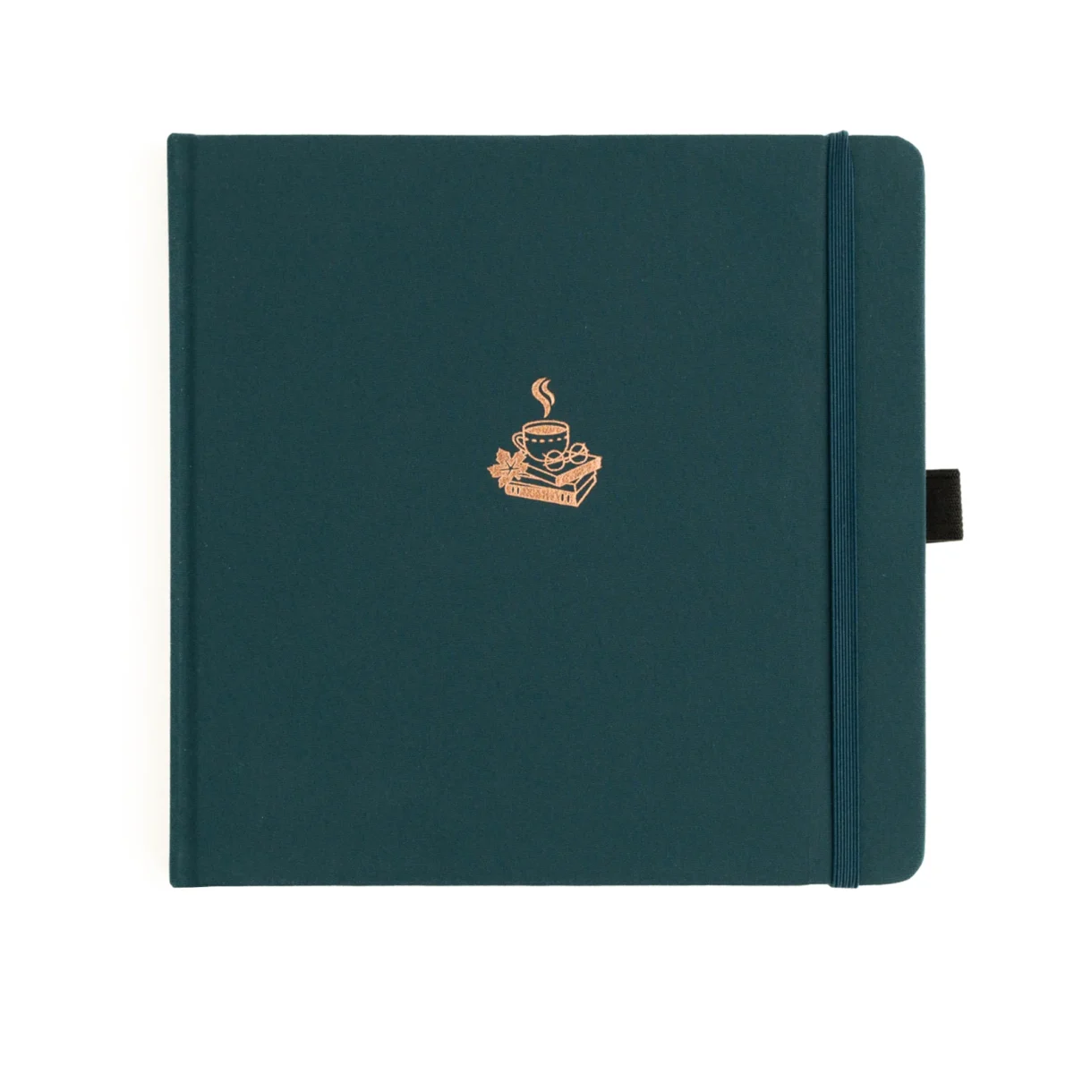 sq352-1 Archer & Olive - Bullet Journal Coffee & Books Dot Grid Notebook 8x8 (SQ352)