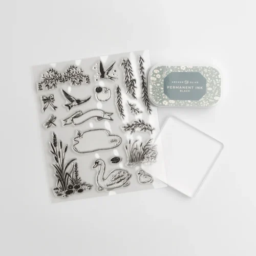 Archer & Olive - Beneath the Willows Stamp Set (AS320)