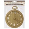 KLSM38_1 Stamperia - Master of Magic Crafty Shapes Clock (KLSM38)