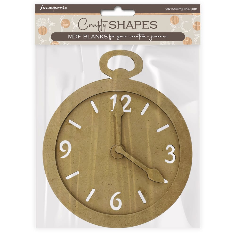 KLSM38_1 Stamperia - Master of Magic Crafty Shapes Clock (KLSM38)