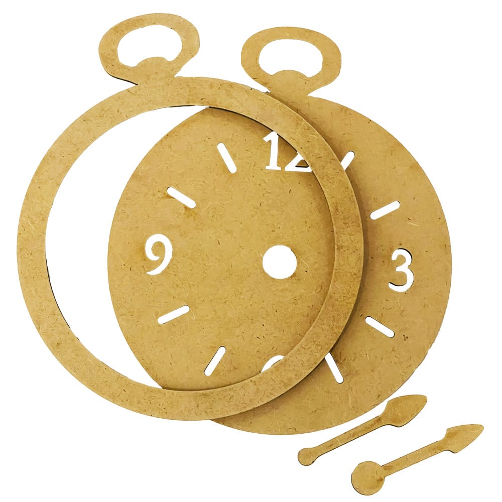 KLSM38_1B Stamperia - Master of Magic Crafty Shapes Clock (KLSM38)