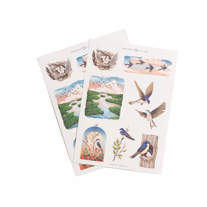 Archer & Olive - Swallows Sticker Set (ST363)