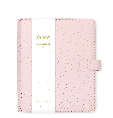 Filofax - Confetti Organizer A5 Rose Quartz (028736)