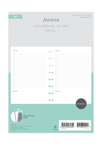 Filofax - Refill Notebook A5 To Do (132853)