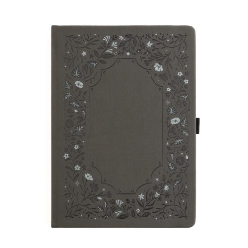 Archer & Olive - Bullet Journal Midnight Floral in Gray Dot Grid Notebook B5 (B5418)