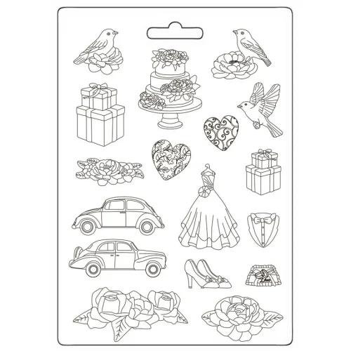 Stamperia - Timeless Soft Mould A4  (K3PTA4592)