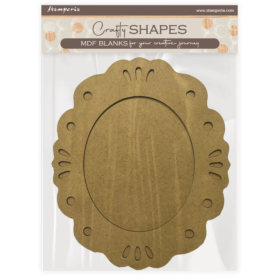 KLSM53-1 Stamperia - Timeless Crafty Shapes Frame (KLSM53)