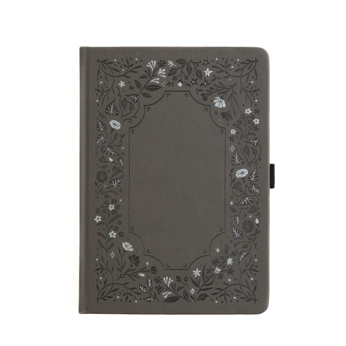Archer & Olive - Bullet Journal Midnight Floral in Gray Dot Grid Notebook A5 (LP421)
