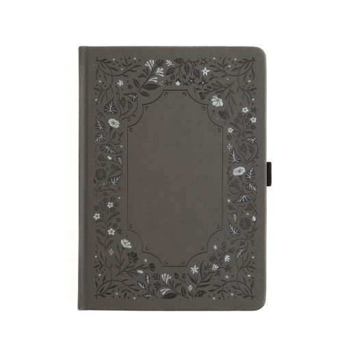 Archer & Olive - Bullet Journal Midnight Floral in Gray Dot Grid Notebook A5 (LP421)