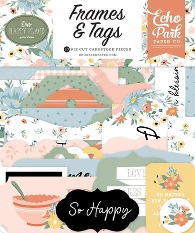 Echo Park - Our Happy Place Frames and Tags (OHP399025)
