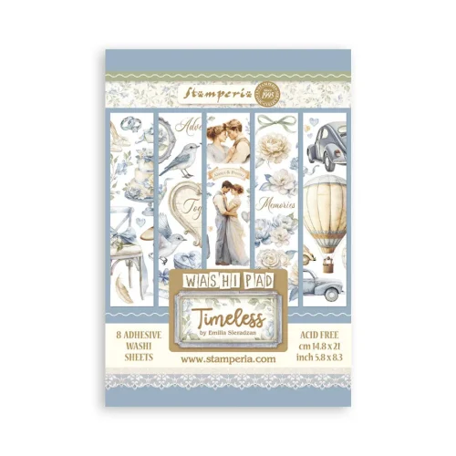 Stamperia - Timeless Washi pad 8 sheets A5 (SBW20)