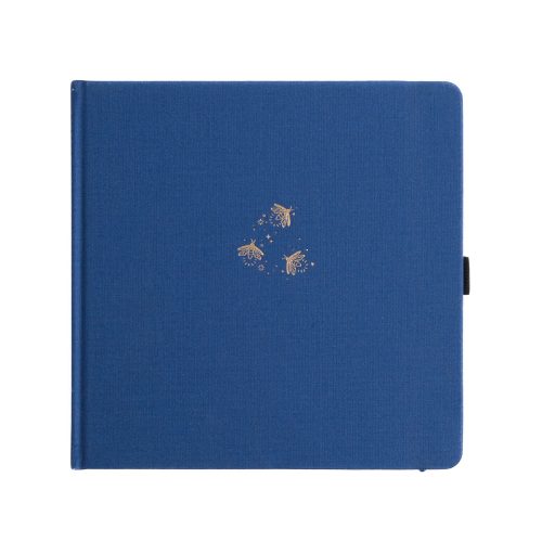 Archer & Olive - Bullet Journal Firefly Night Dot Grid Notebook 8x8 (SQ380)