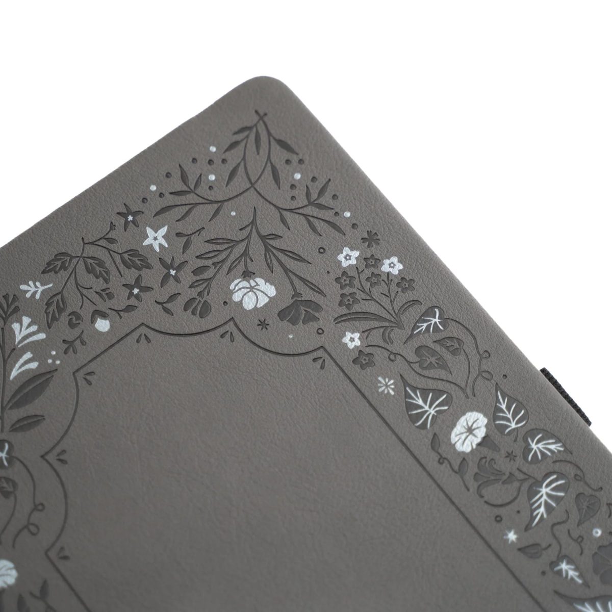 Archer & Olive - Bullet Journal Midnight Floral in Gray Dot Grid Notebook 8x8 (SQ388)