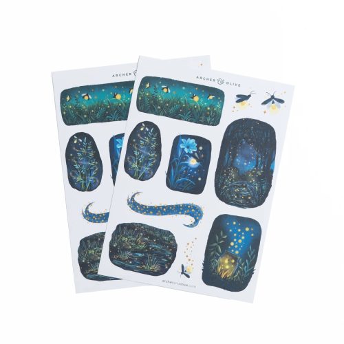 Archer & Olive - Firefly Night Stickers (ST367)