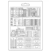 K3PTA5674-1 Stamperia - Venice City of Art Soft Mould A5 Books (K3PTA5674)