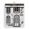 Stamperia - Venice City of Art Thick Stencil 20x25cm Windows (KSTD181)