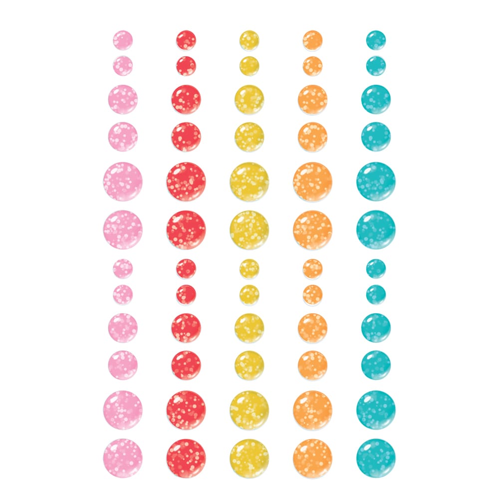 25023-2 Simple Stories - Fun Times Enamel Dots (25023)