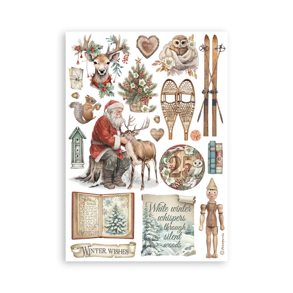 Stamperia - The Owl's House Washi pad 8 sheets A5 (SBW23)