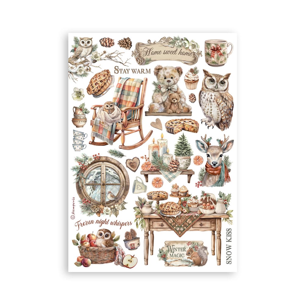 Stamperia - The Owl's House Washi pad 8 sheets A5 (SBW23)