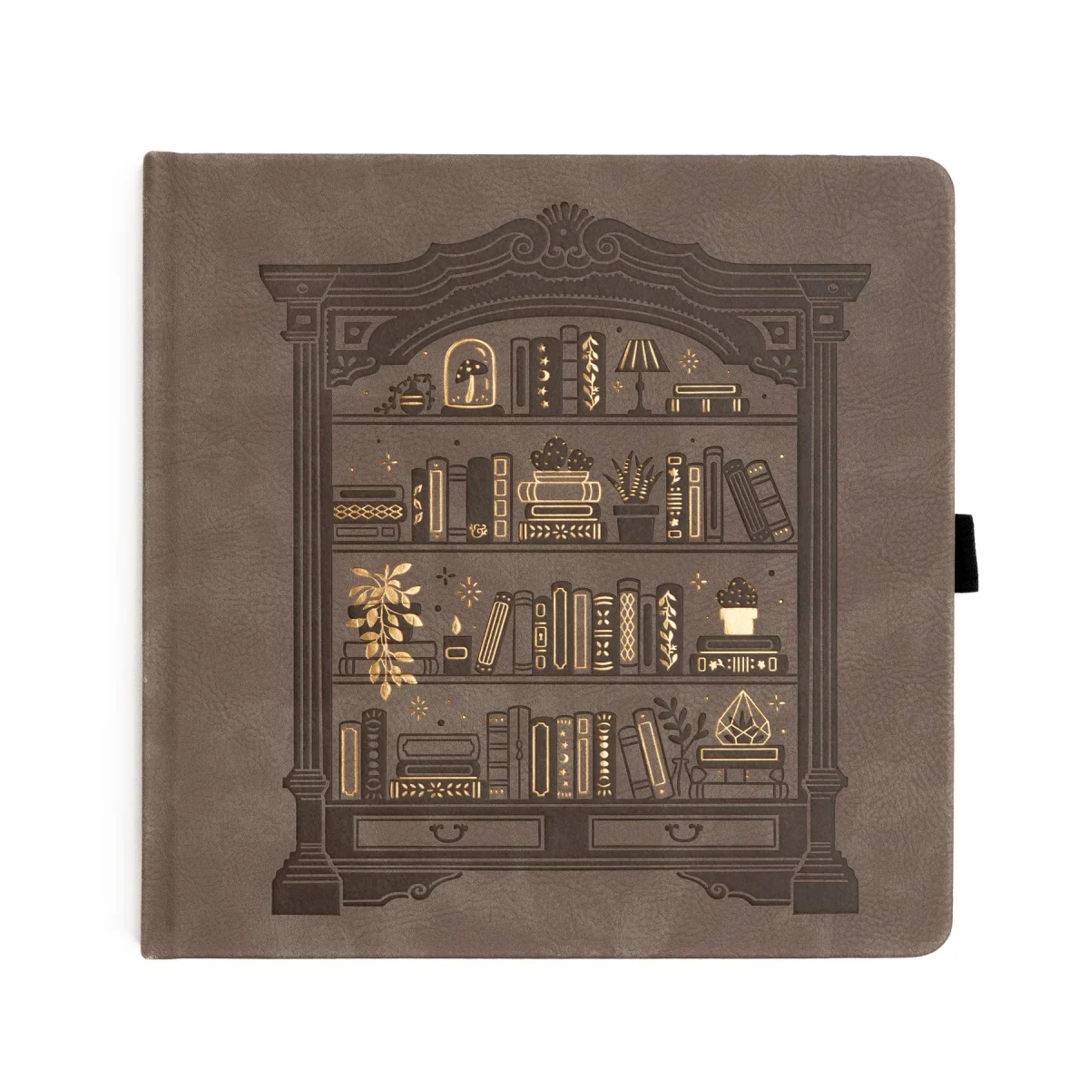 Archer & Olive - Forest Findings Bookshelf Dot Grid Notebook 8x8 (SQ383)