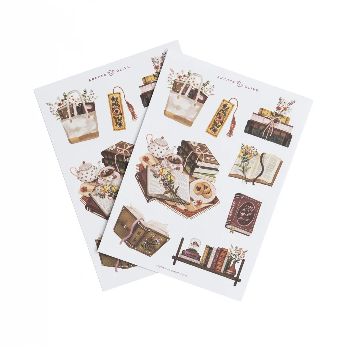 Archer & Olive - Forest Findings Bookshelf Stickerset (ST368)