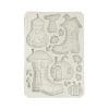 Stamperia - Whispering Woods Silicon Mould A5 Boots and Pumpkin House (KACMA586)