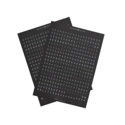 Archer & Olive - Ink & Type Alpha Sticker Set (EDAS302)