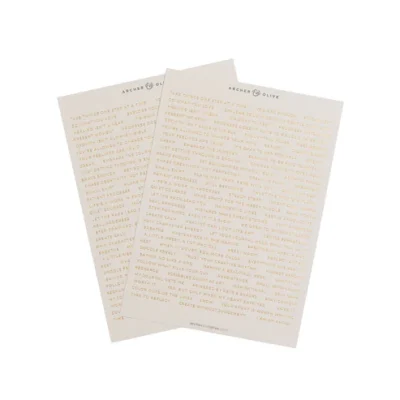 Archer & Olive - Soft Nature Word Sticker Set (EDWS301)