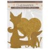 KLSM67_1A Stamperia - Furry Friends Crafty Shapes Dog and Cat Silhouette (KLSM67)