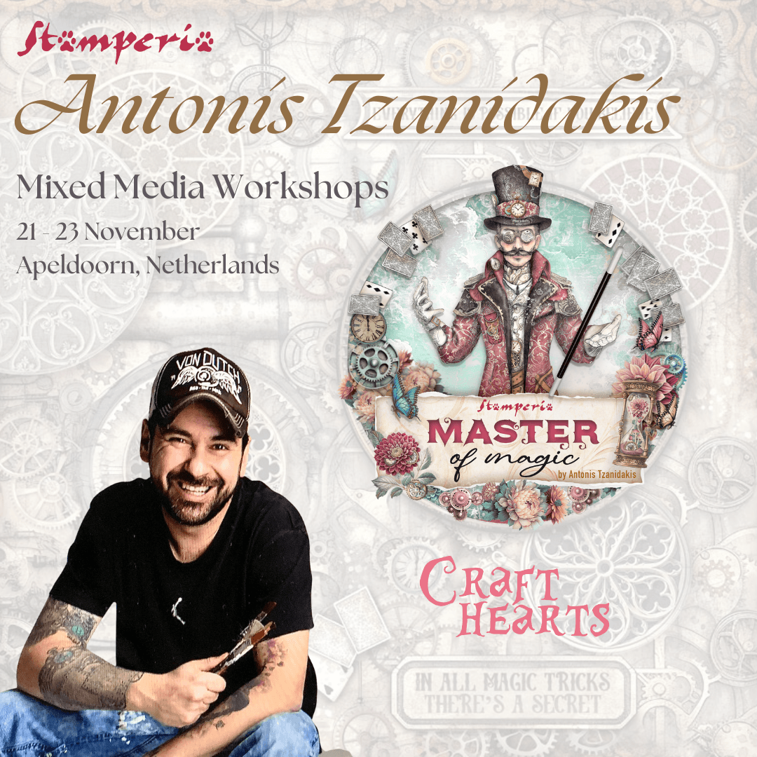 Kopie van Kopie van Kopie van Kopie van Fantasy Flower World Tour Antonis Tzanidakis - Mixed Media Workshops 21-23 November 2025