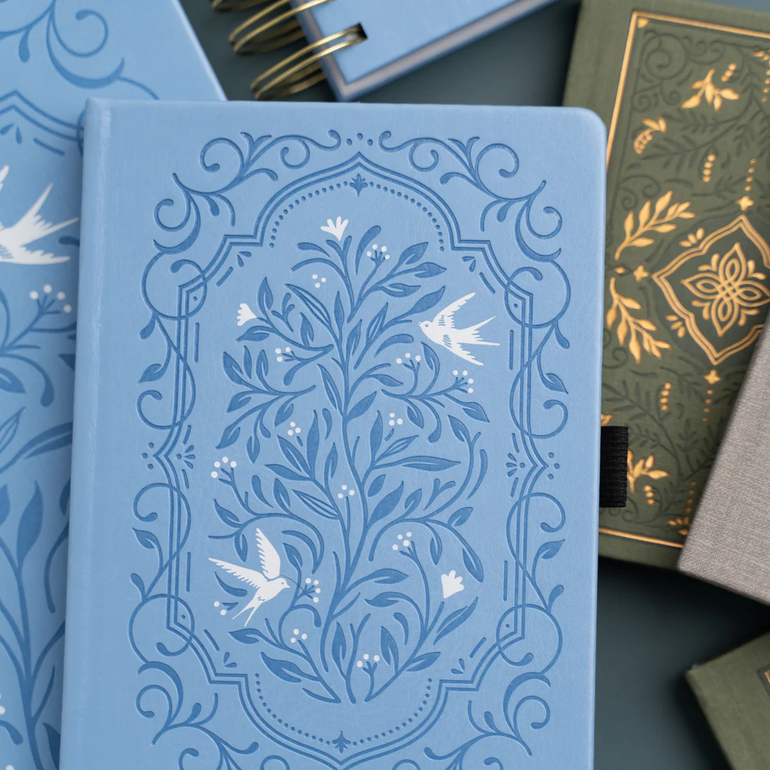 LP422-2 Archer & Olive - Everyday Songbird In Blue Dot Grid Notebook A5 (LP422)