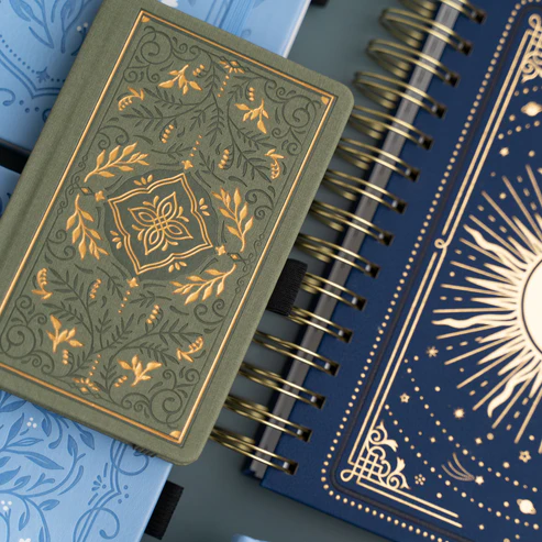 LS328-4 Archer & Olive - Everyday Storybook In Vintage Olive Dot Grid Notebook LS (LS328)