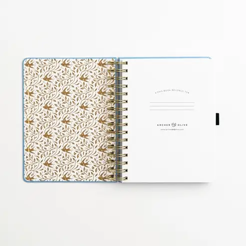 PLA5302-8 Archer & Olive - Everyday Songbird: Dated Planner A5 (PLA5302)