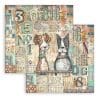 Stamperia - Furry Friends Paper Pad 8x8 (SBBS132)