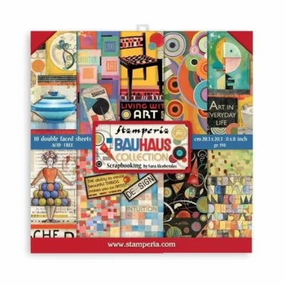 Stamperia - Bauhaus Paper Pad 8x8 (SBBS65)