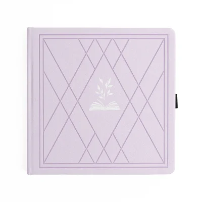 Archer & Olive - Everyday 2026 Vintage Library in Lilac Blank 8x8 (SBSQ310)