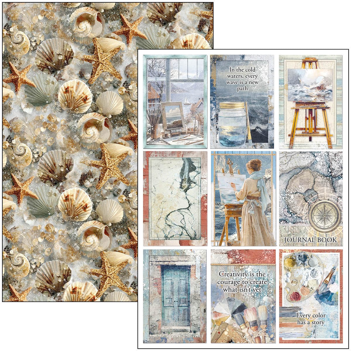 CBCL092_8 Ciao Bella - An Artist Journey Paper Pad A4 Creative (CBCL092)