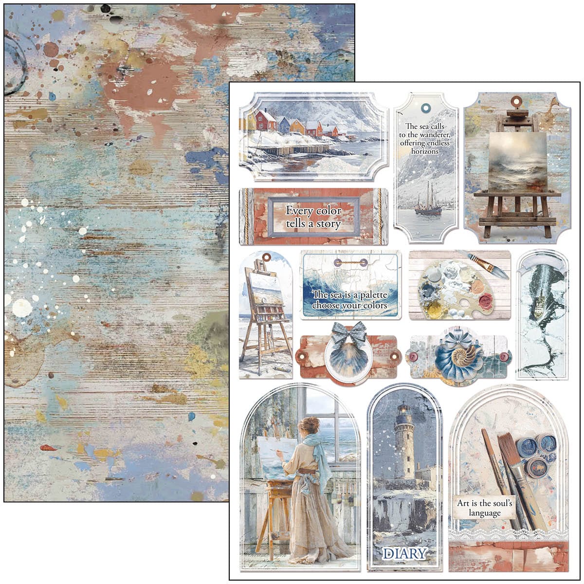CBCL092_9 Ciao Bella - An Artist Journey Paper Pad A4 Creative (CBCL092)