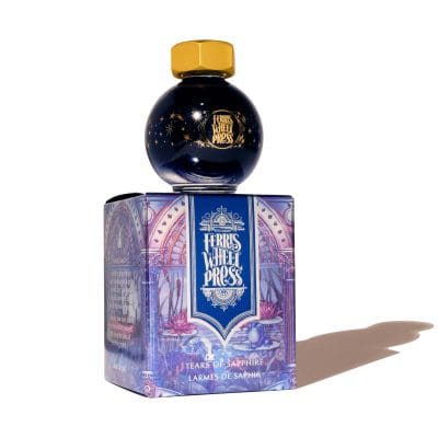 Ferris Wheel Press - Ferritales 20ml Fountain Pen Ink - Down the Rabbit Hole Tears of Sapphire (INK-20-TOS)