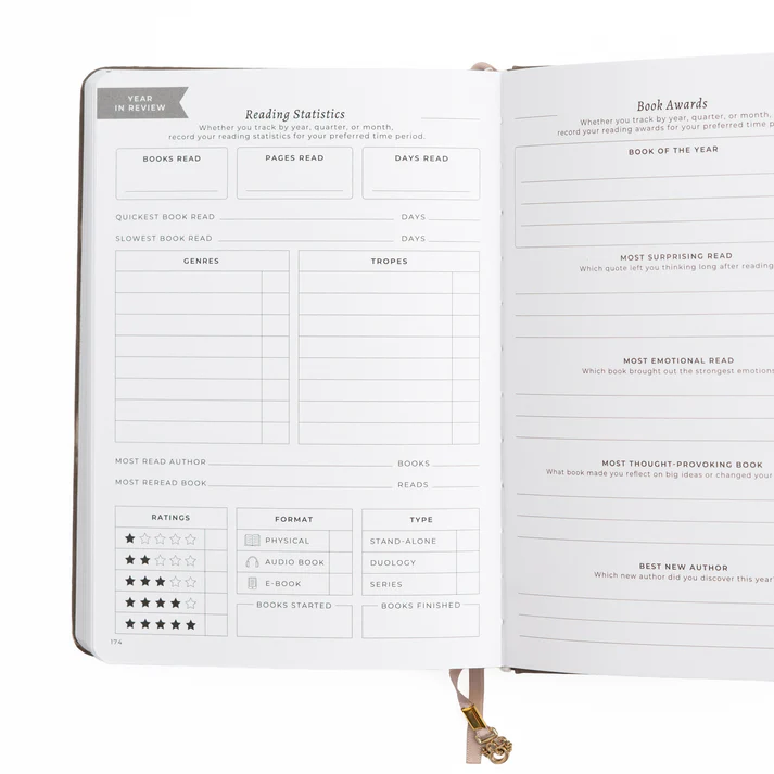 RJ306-7 Archer & Olive - Enchanted Chapters Reading Journal: Books of Beauty A5 (RJ306)