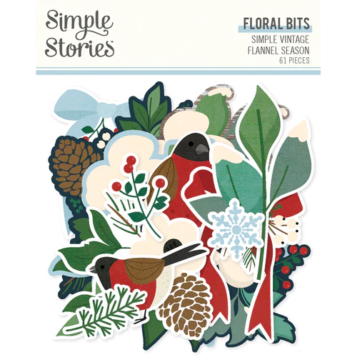 Simple Stories - Simple Vintage Flannel Season Floral Bits & Pieces (25319)