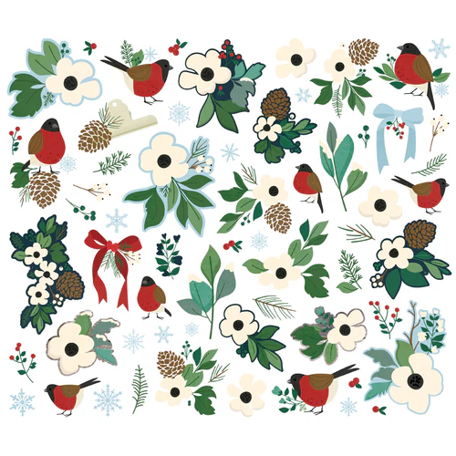 Simple Stories - Simple Vintage Flannel Season Floral Bits & Pieces (25319)