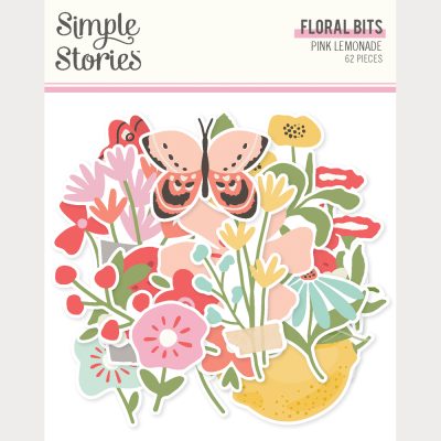 Simple Stories - Pink Lemonade Floral Bits & Pieces (26321)