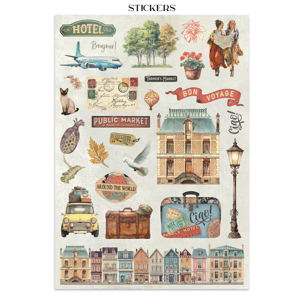 Stamperia - Art of Travelling Junk Journal (SBJK18)