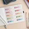 Archer & Olive - Indigo Hues Sets of 5 - Acrylograph  (EDAG004)