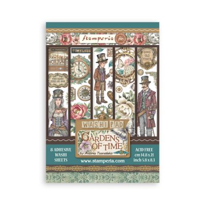 Stamperia - Gardens of Time Washi Tape Pad (SBW32)