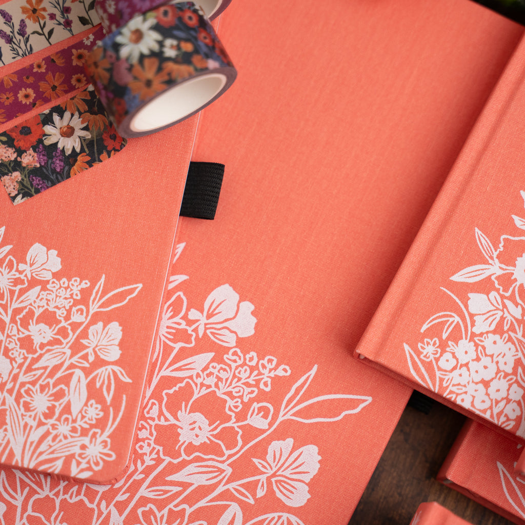 B5436-11 Archer & Olive - Meadow & Vine Wildflowers Notebook - B5: 160 Pages / Dot Grid (B5436)