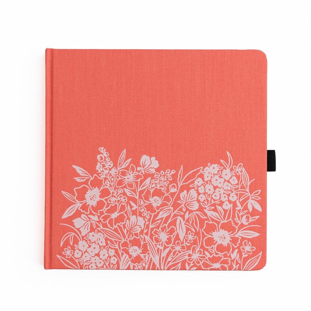 B6417-5 Archer & Olive - Meadow & Vine Wildflowers Notebook - B6: 112 Pages / Dot Grid (B6417)